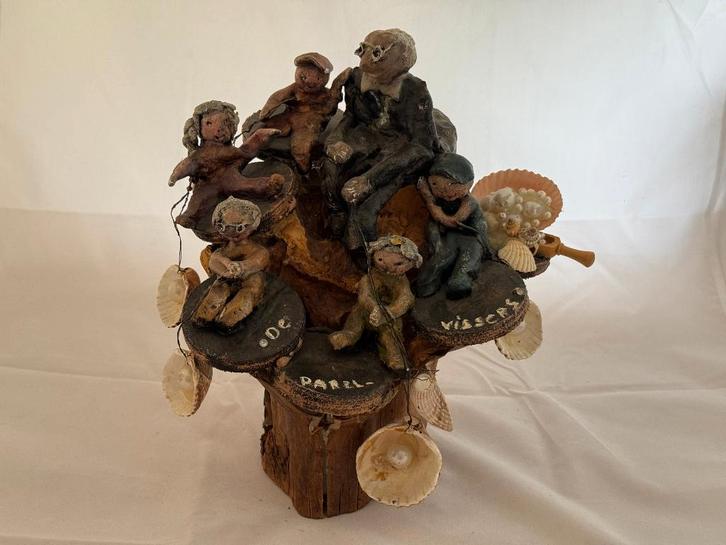 Kunstwerk "De Parelvissers", Antiek en Kunst, Antiek | Keramiek en Aardewerk, Ophalen of Verzenden