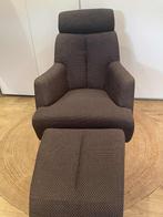 Fauteuil + pouf gris XOON, Huis en Inrichting, Fauteuils, Ophalen
