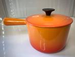 Cousances pour Le Creuset casserole droite orange volcanique, Fonte, Autres types, Utilisé, Enlèvement ou Envoi