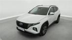 Hyundai Tucson 1.6 T-GDi Techno (bj 2021), 110 kW, 4 cilinders, Alcantara, Wit