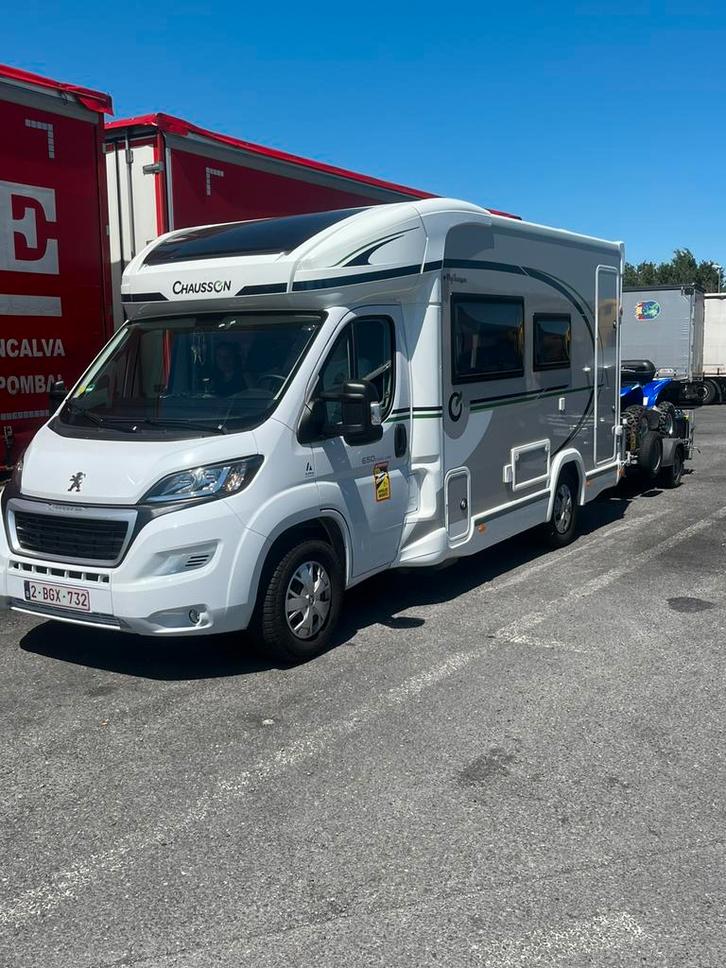 Chausson etape line 650 prijs otk, Caravans en Kamperen, Mobilhomes, Particulier, tot en met 4, Half-integraal, Chausson, Overige merken