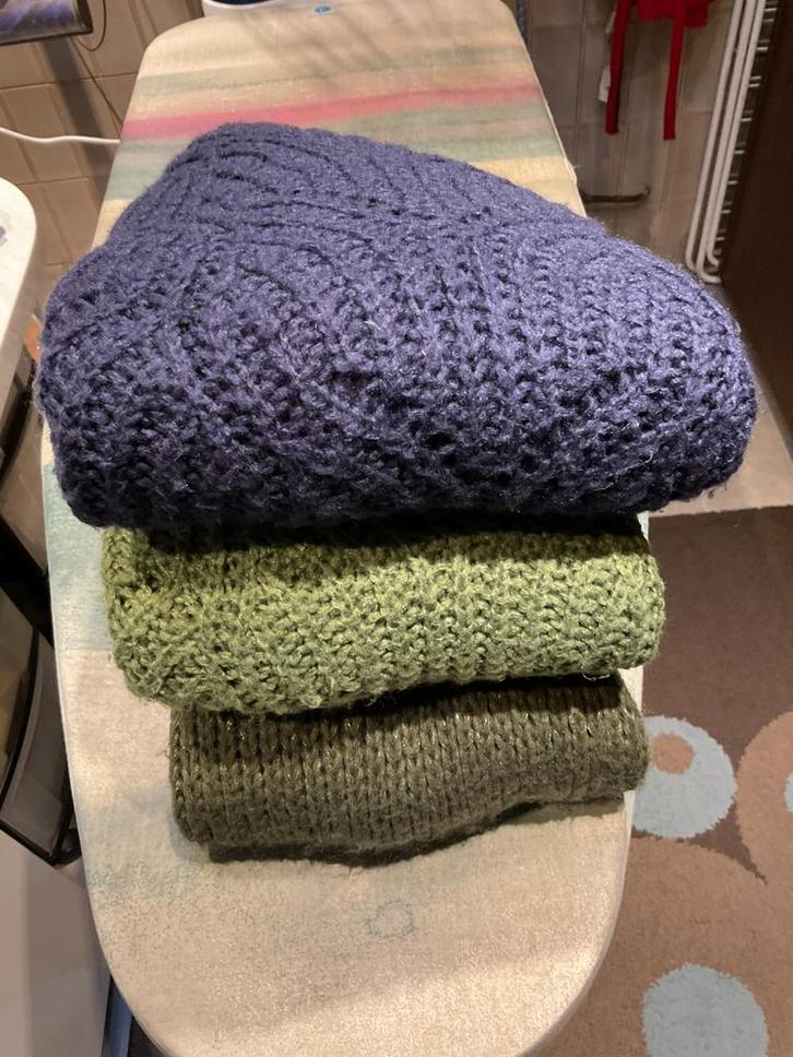 3 truien dames, Vêtements | Femmes, Pulls & Gilets, Comme neuf, Vert, Enlèvement