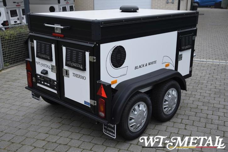 WT Metall Thermo Black & White 3 box tandem, nieuw, Dieren en Toebehoren, Overige Dieren-accessoires, Nieuw, Ophalen