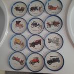 VINTAGE: 12 GLASONDERZETTERS OLD TIMER auto´s*SAMO CHIPS*TOP, Ophalen, Zo goed als nieuw, Overig