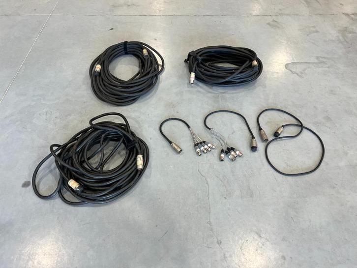 3x 22,5m EP8 speakerkabel + 3x verloop, Audio, Tv en Foto, Luidsprekerboxen, Gebruikt, Ophalen of Verzenden