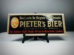 Pieter’s Bier reclamebordje blik, Verzamelen, Merken en Reclamevoorwerpen, Ophalen of Verzenden, Zo goed als nieuw