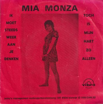 Mia Monza – Ik moet steeds weer aan je denken - Single beschikbaar voor biedingen
