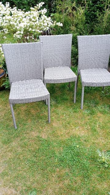 Chaise de jardin Lloyd Loom - 6 pièces - 25 euros chacune, Enlèvement, Neuf, Empilable