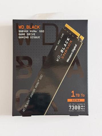 WD_BLACK SN850X NVMe SSD – 1TB – PCIe Gen4 – nieuw in seal beschikbaar voor biedingen