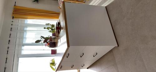 Eggo keukeneiland wit en hout, Huis en Inrichting, Keuken | Keukenelementen, Zo goed als nieuw, Wit, Grijs, Ophalen