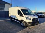 ford transit l2h2 130pk 2023 10km full/option 33800e ex, Auto's, Voorwielaandrijving, Stof, 4 cilinders, Wit