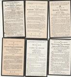 6 B P ENKEL  1922 TOT 1933, Verzamelen, Bidprentjes en Rouwkaarten, Ophalen of Verzenden, Bidprentje