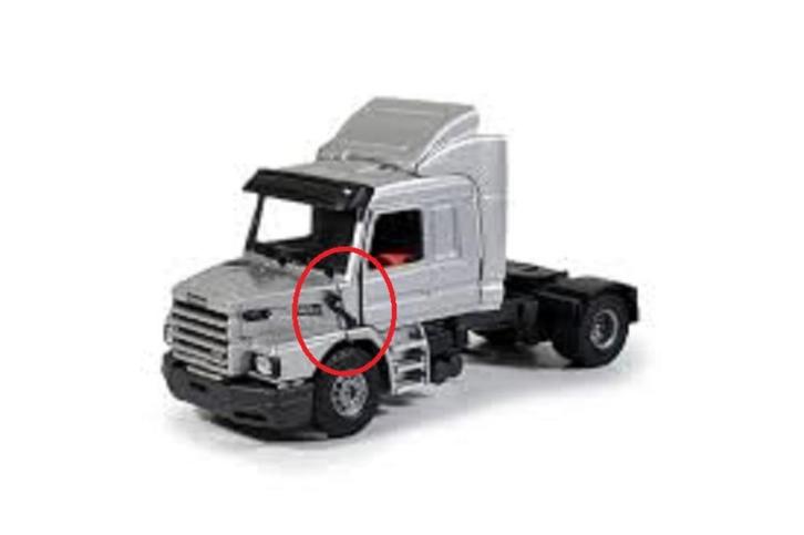 Originele Tekno Scania 142-143 motorkapsluitingen., Hobby en Vrije tijd, Modelauto's | 1:50, Tekno, Ophalen of Verzenden