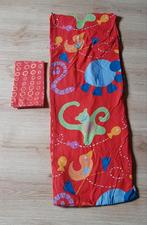 Rode 1 persoonsdekbedovertrek/kussensloop dieren katoen, Ophalen of Verzenden, Zo goed als nieuw, Rood, Dekbedovertrek