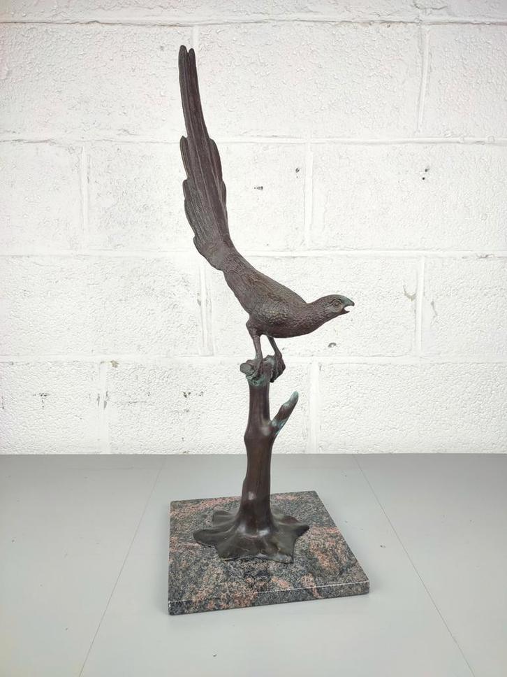Bronzen beeld fazant, Antiek en Kunst, Antiek | Brons en Koper, Ophalen