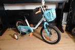 Btwin Arctic 100 14" kinderfiets met accessoires, Fietsen en Brommers, Ophalen, Zijwieltjes, Gebruikt, Minder dan 16 inch