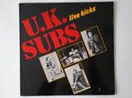 U.K. Subs - Live Kicks - LP vinyle - 1980, Utilisé, Enlèvement ou Envoi