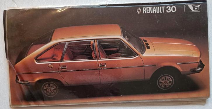 Instructieboekje Renault 30TS V6 - 1977, Auto diversen, Handleidingen en Instructieboekjes, Ophalen