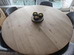 Eetkamertafel, Huis en Inrichting, Tafels | Eettafels, Ophalen, Rond, Zo goed als nieuw, Vijf personen of meer