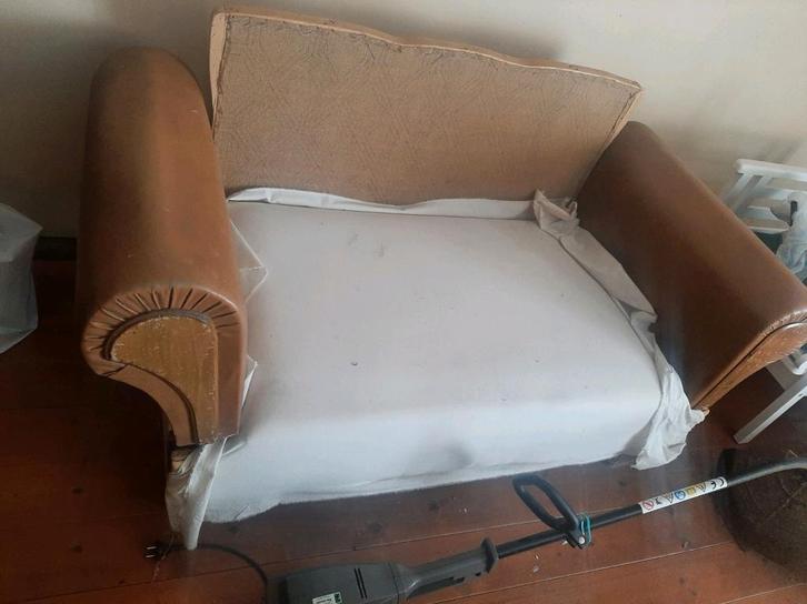 Zetel - ligbank, Antiek en Kunst, Antiek | Meubels | Stoelen en Sofa's, Ophalen