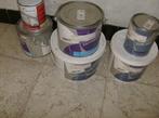 Verf Colora - nieuw  6,5 liter Taupe mat / 1liter zwart mat, Doe-het-zelf en Bouw, Verf, Beits en Lak, Ophalen, Zwart, Verf