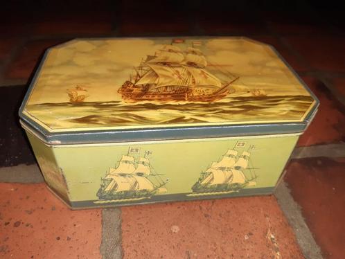 oude blikken doos, Hoboken, jaren 1950, Antiek en Kunst, Curiosa en Brocante, Ophalen of Verzenden