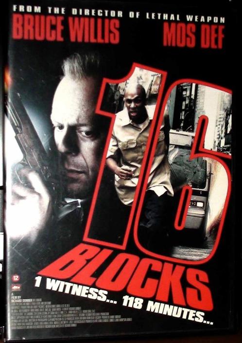 dvd 16 blocks, Cd's en Dvd's, Dvd's | Actie, Actiethriller, Ophalen of Verzenden
