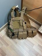 Airsoft vescherm vest, Sport en Fitness, Schietsport-accessoires, Ophalen, Zo goed als nieuw