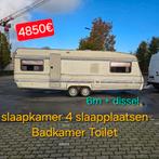 Caravan 7m slaapplaatsen Badkamer Toilet stacaravan camping, Caravans en Kamperen, Ophalen of Verzenden