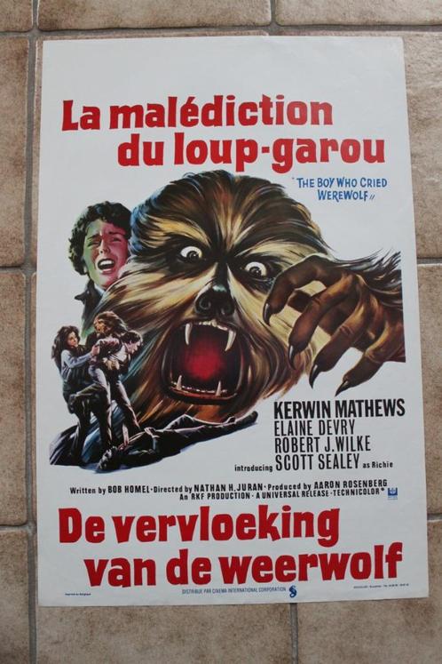 filmaffiche The Boy Who Cried Werewolf 1973 filmposter, Collections, Posters & Affiches, Comme neuf, Cinéma et TV, A1 jusqu'à A3