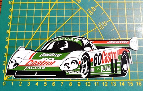 Sticker Jaguar XJ-9 TWR Castrol 1988 Daytona, Verzamelen, Stickers, Ophalen of Verzenden