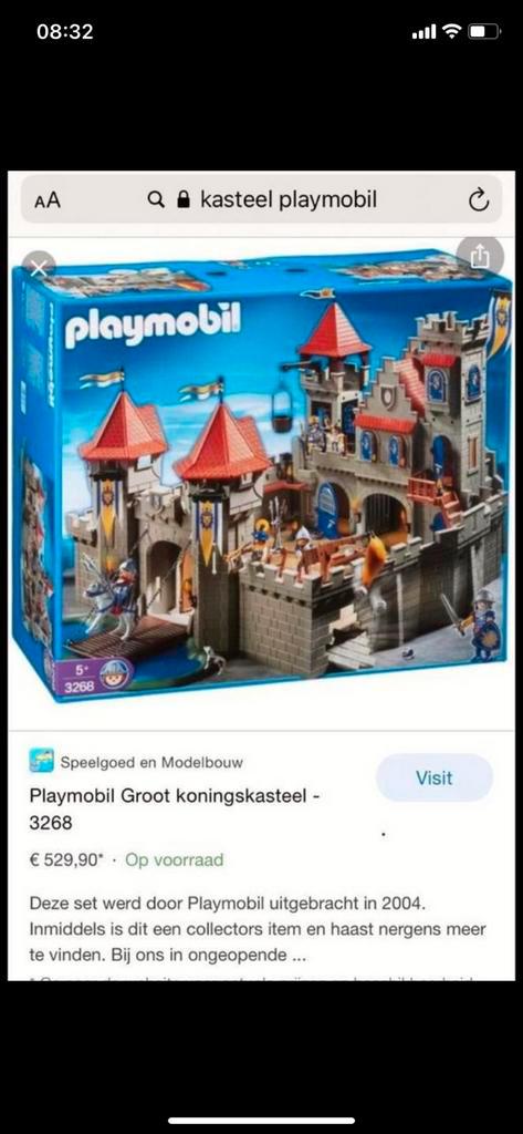 Playmobile kasteel, Enfants & Bébés, Jouets | Playmobil, Enlèvement ou Envoi