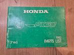 Boeken - onderdelenlijst Honda PX en PXL, Motoren, Handleidingen en Instructieboekjes, Ophalen of Verzenden