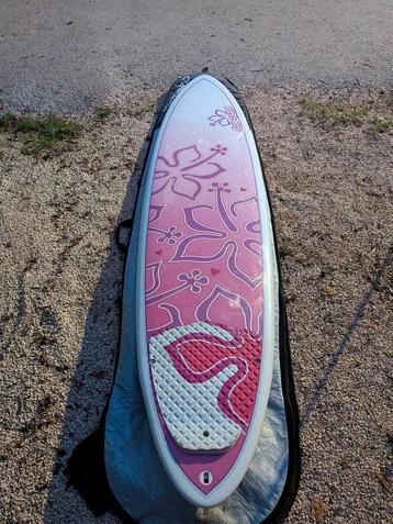 Surfplank surfbetty NSP 7.2 incl. vinnen & boardbag beschikbaar voor biedingen