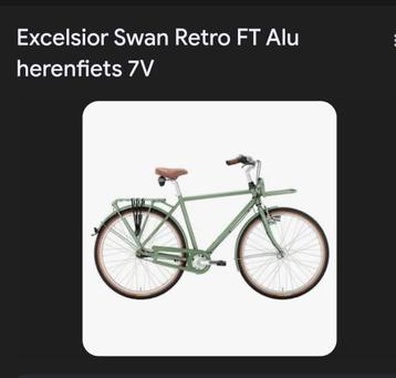 Nieuwe retro fiets - kleur groen, 53 à 57 cm, Enlèvement, Neuf, Autres marques