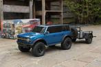 TRX-4 Ford Bronco avec remorque, Hobby en Vrije tijd, Modelbouw | Radiografisch | Auto's, Auto offroad, Elektro, RTR (Ready to Run)