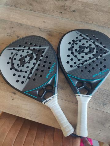 Twee Dunlop Galactica Lite Padelrackets beschikbaar voor biedingen