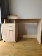 Kantoor van IKEA — licht eiken — in goede staat, Huis en Inrichting, Ophalen, Zo goed als nieuw, Bureau