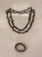 Tijgeroog Sieradenset: Ketting & Armband., Ophalen of Verzenden, Zo goed als nieuw