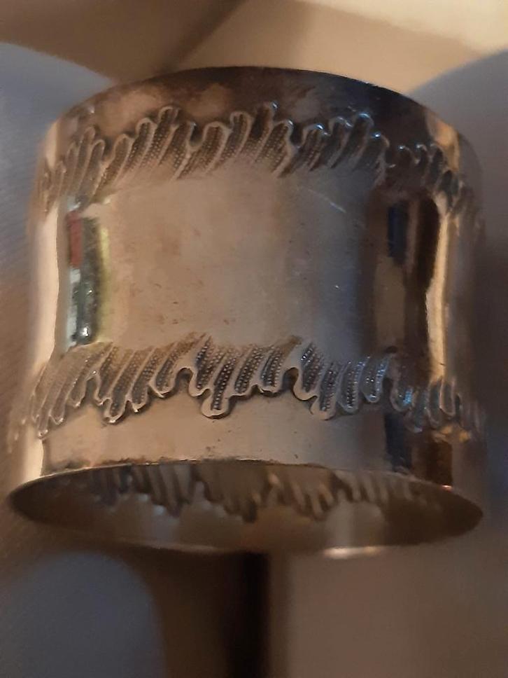 Rond de serviette - plaqué argent Wiskeman, Collections, Collections Autre, Enlèvement ou Envoi