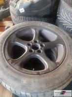 BMW X5 E53 winterwielen winterbanden 18 incl zwart continent, Auto-onderdelen, 18 inch, Gebruikt, 255 mm, Banden en Velgen