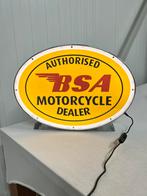 BSA Motor Motorcycle dealer reclamebord verlicht led-sign, Verzamelen, Nieuw, Motoren, Ophalen of Verzenden