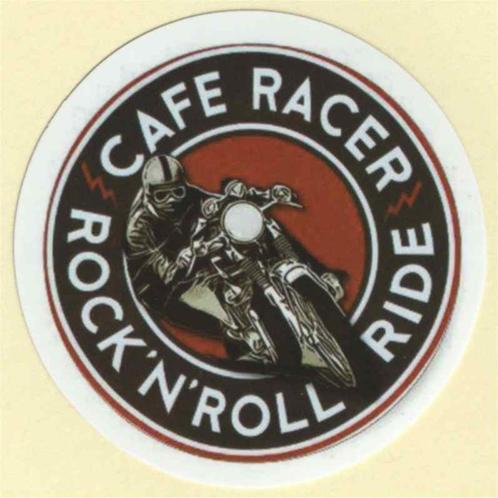 Cafe Racer Rock'N'Roll Ride sticker #4, Motos, Accessoires | Autocollants, Envoi
