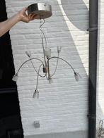 6 lichtjes met glazen kapjes RVS ikea, Huis en Inrichting, Lampen | Kroonluchters, Ophalen, Zo goed als nieuw, Glas