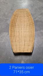 Panier osier & Matière Plastique, Mand, Nieuw, Ophalen of Verzenden, Riet