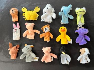 15 Vingerpopjes voor de poppenkast beschikbaar voor biedingen