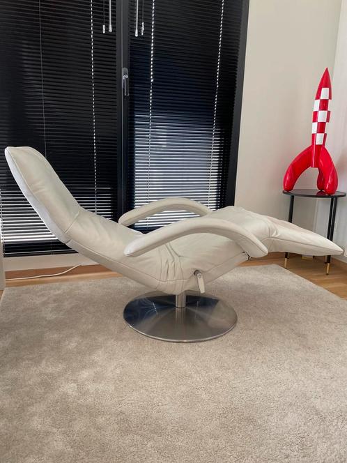 JORI relax zetel, Huis en Inrichting, Fauteuils, Leer, Metaal, Overige materialen, Ophalen