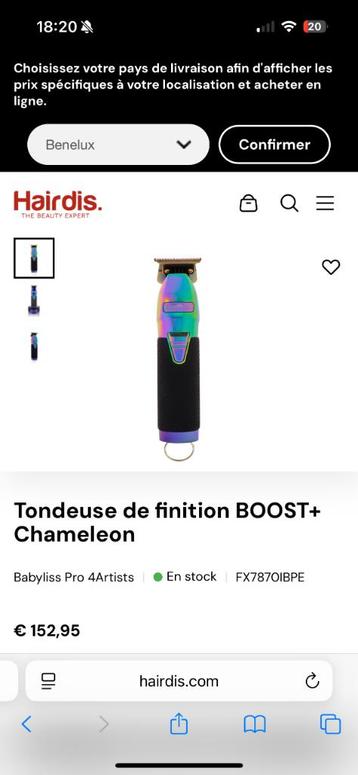 Tondeuse de finition Babyliss Pro beschikbaar voor biedingen