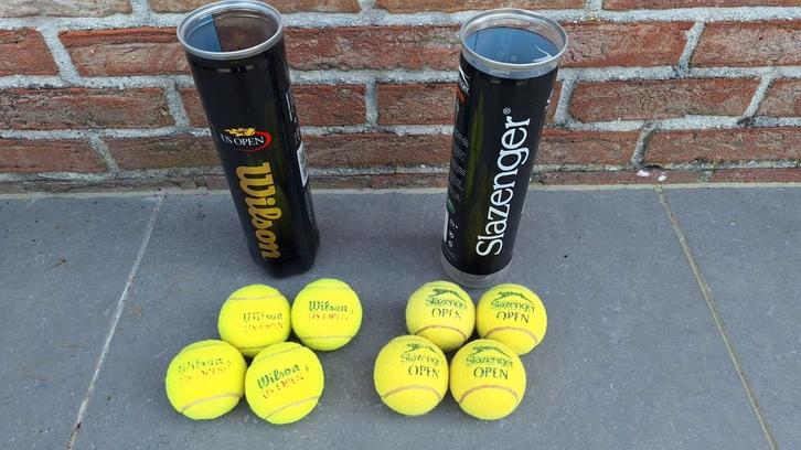 Tennisballen, Sport en Fitness, Tennis, Gebruikt, Ophalen of Verzenden