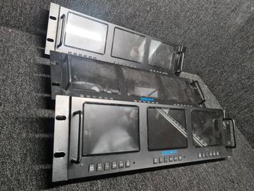 Moniteur LCD NEWHANK 3 x 19 pouces intégré  